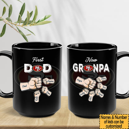 First Dad Now Grandpa - Customized Ceramic Mugs - Perfect Gift for Father's Day - SFNN