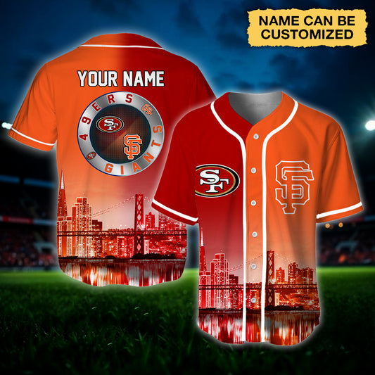 San Francisco Baseball Jersey - Customized Jersey - NNG