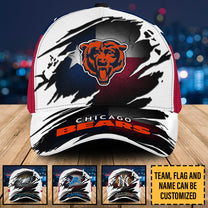 Team State Flag Classic Cap - Customized Classic Cap