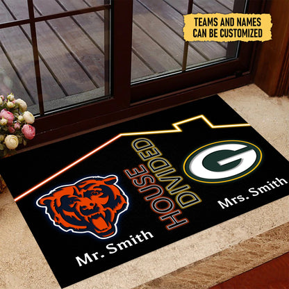 House Divided Doormat -  Customized Doormat - Anti Slip Indoor Doormat