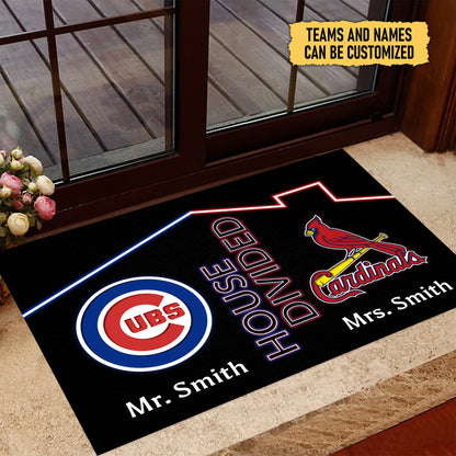 House Divided Doormat -  Customized Doormat - Anti Slip Indoor Doormat