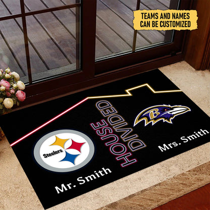 House Divided Doormat -  Customized Doormat - Anti Slip Indoor Doormat