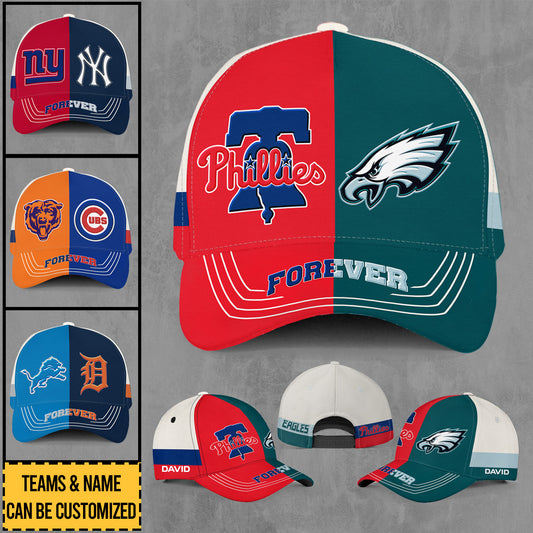 FOREVER Teams Cap - Customized Classic Cap - White Ver.