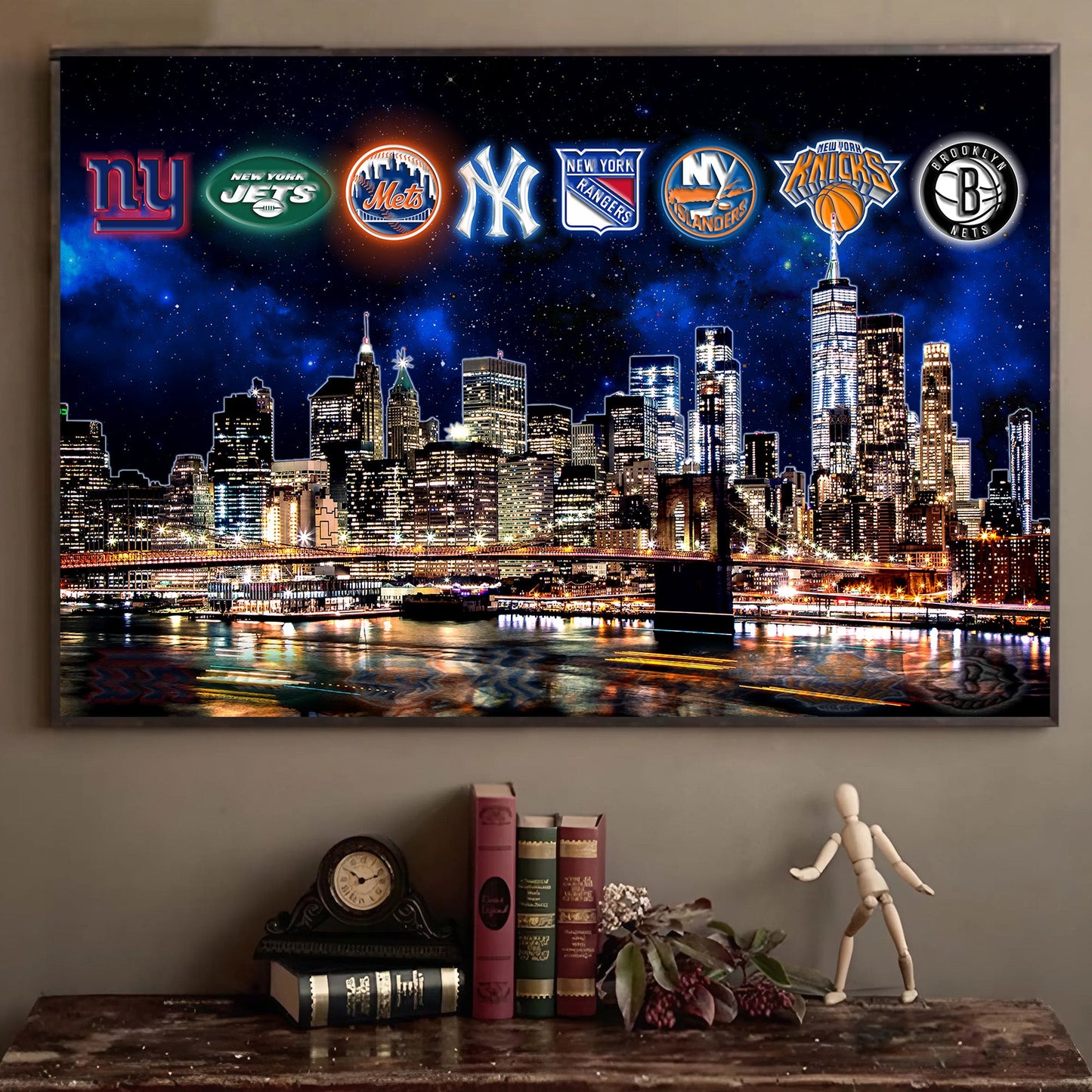 New York Skyline Unframed Poster, Wall Art