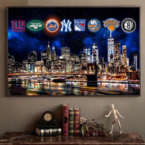 New York Skyline Unframed Poster, Wall Art