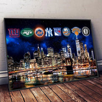 New York Skyline Unframed Poster, Wall Art