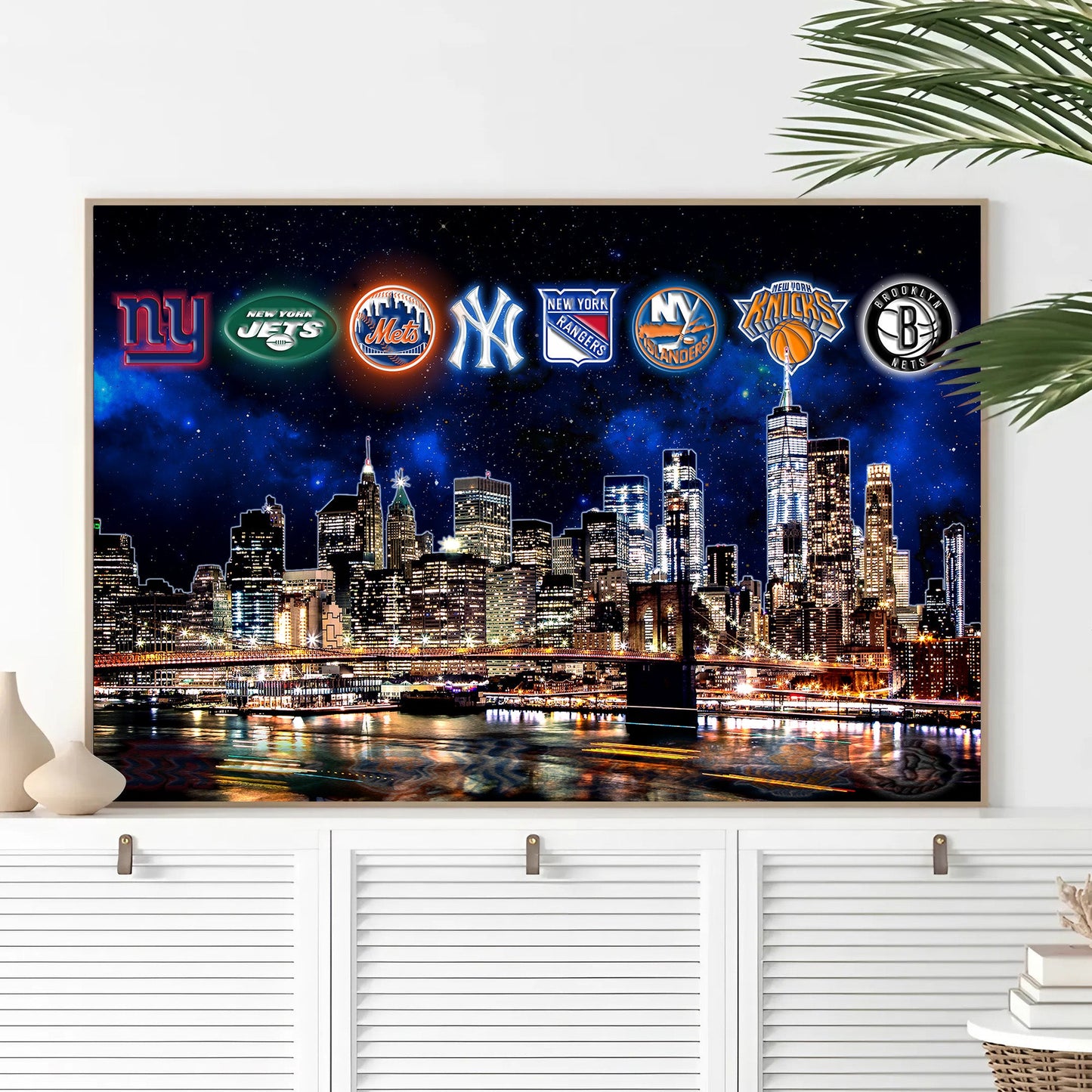 New York Skyline Unframed Poster, Wall Art