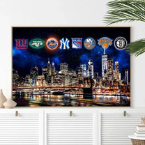 New York Skyline Unframed Poster, Wall Art