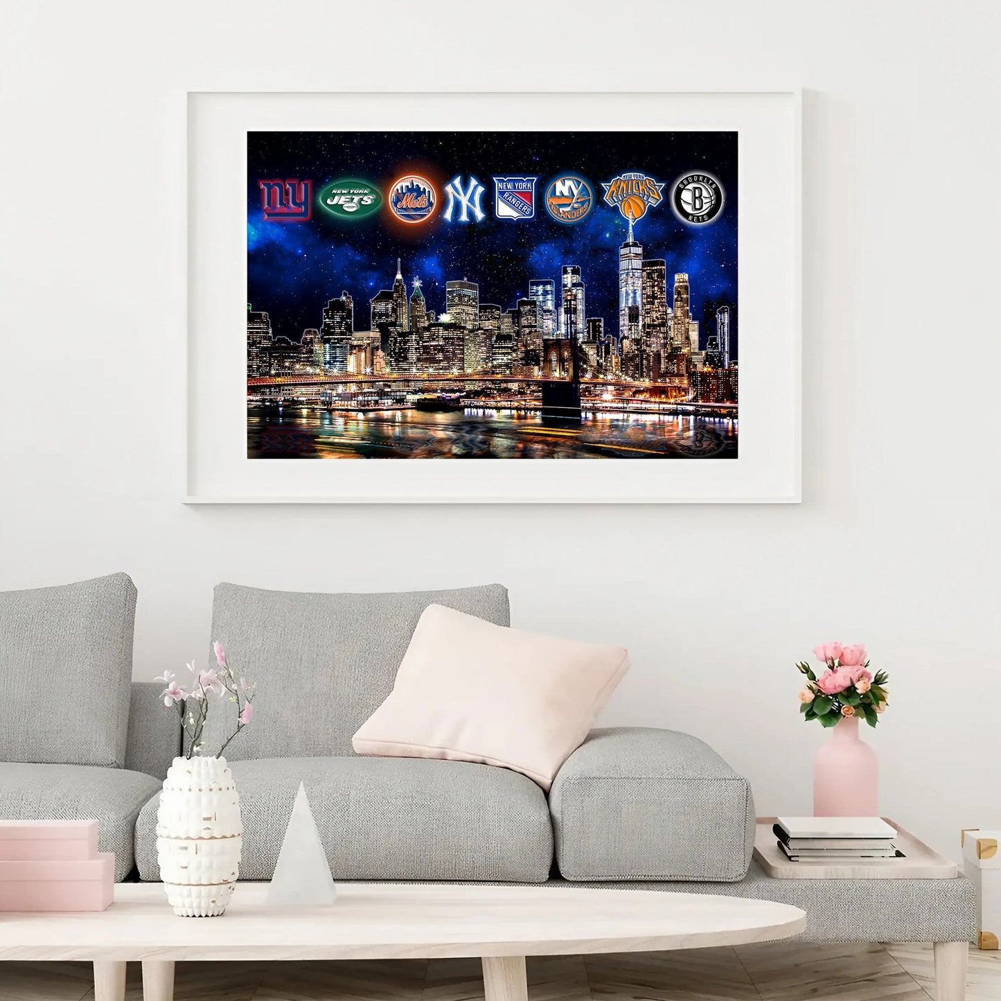 New York Skyline Unframed Poster, Wall Art