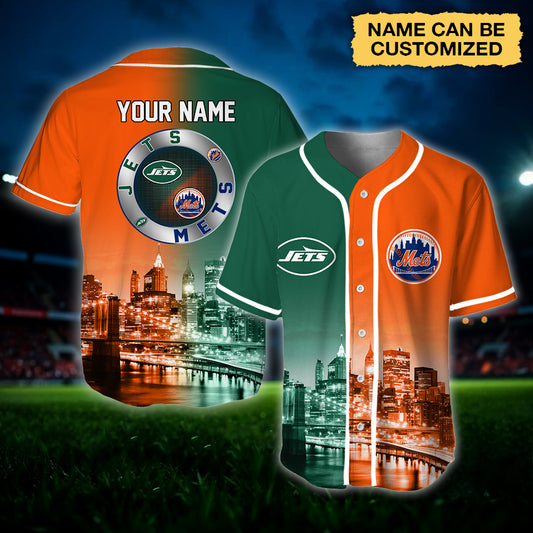 New York Baseball Jersey - Customized Jersey - JM