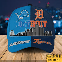 Detroit Skyline Classic Cap - Customized Classic Cap - DTL DTTG