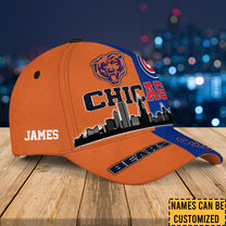 Teams Chicago Skyline Classic Cap - Customized Classic Cap - CCGC CCGB