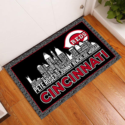 Cincinnati Skyline - Anti Slip Indoor Doormat