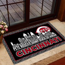 Cincinnati Skyline - Anti Slip Indoor Doormat