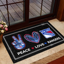 Peace, Love, NYRG - Anti Slip Indoor Doormat