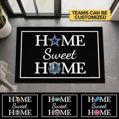 Home Sweet Home - Customized Doormat - Anti Slip Indoor Doormat (v15)