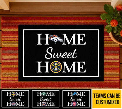 Home Sweet Home Customized Doormat - Anti Slip Indoor Doormat (v9)