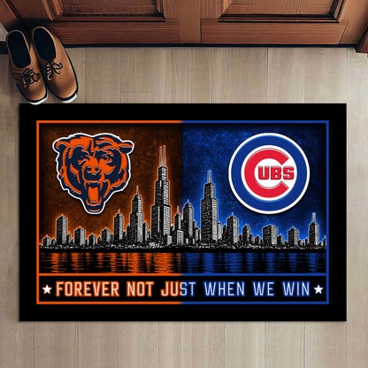 Chicago Skyline Customized Doormat - Anti Slip Indoor Doormat