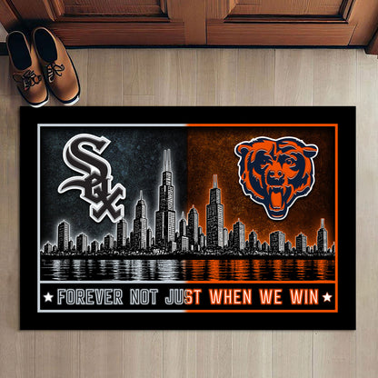 Chicago Skyline Customized Doormat - Anti Slip Indoor Doormat