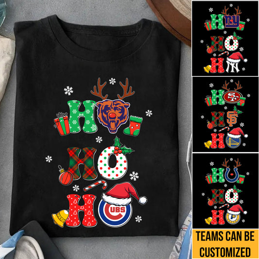 Ho Ho Ho Teams Shirt - Customized Shirt