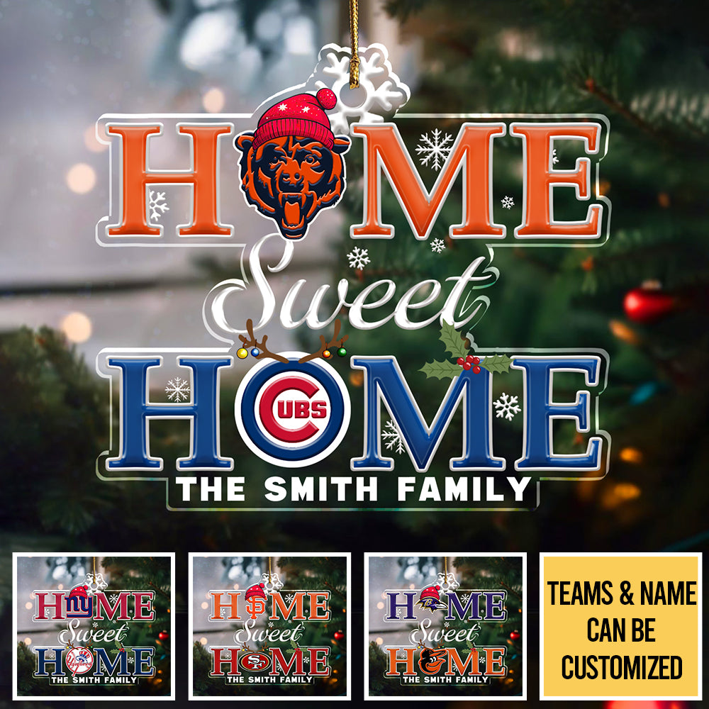 Home Sweet Home Acrylic Ornament - Customized Acrylic Ornament