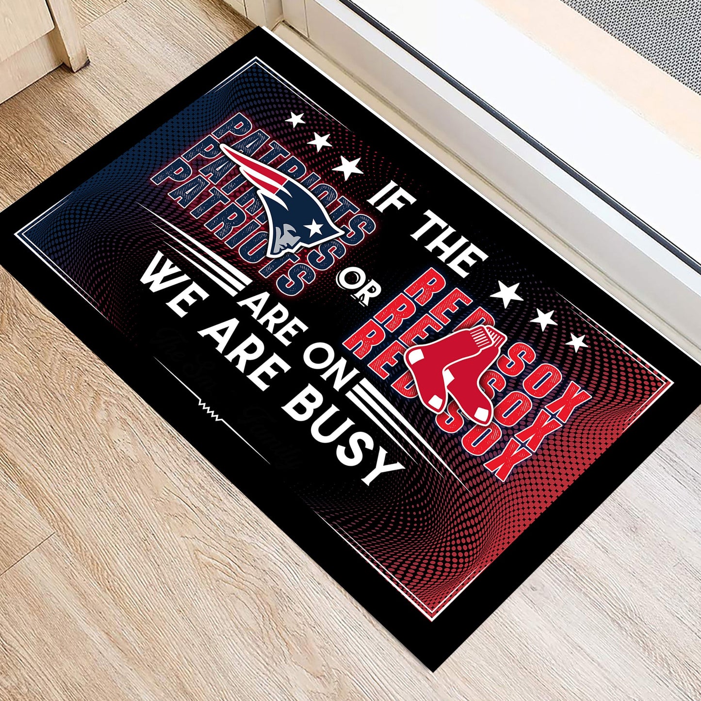 If Teams Are On We Are Busy -  Customized Doormat - Anti Slip Indoor Doormat