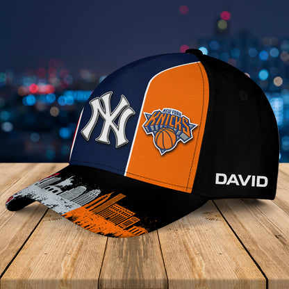 Three Teams Classic Cap - Customized Team Classic Cap - Skyline ver