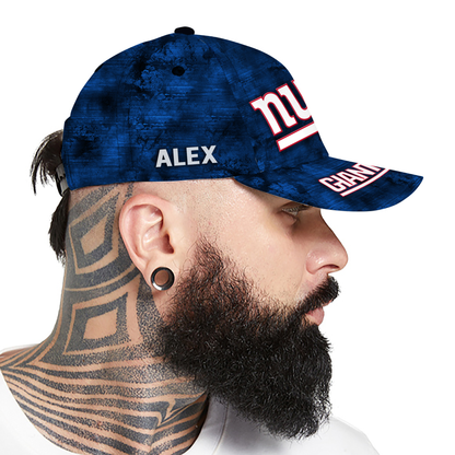 Two Teams Classic Cap - Customized Team Classic Cap - NYG, NYYK ver 2