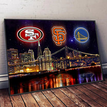 San Francisco Skyline Unframed Poster, Wall Art
