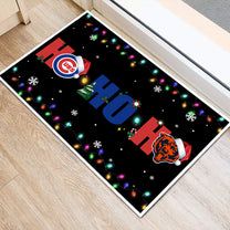 Ho Ho Ho Doormat - Anti Slip Indoor Doormat - CCGC, CCGB