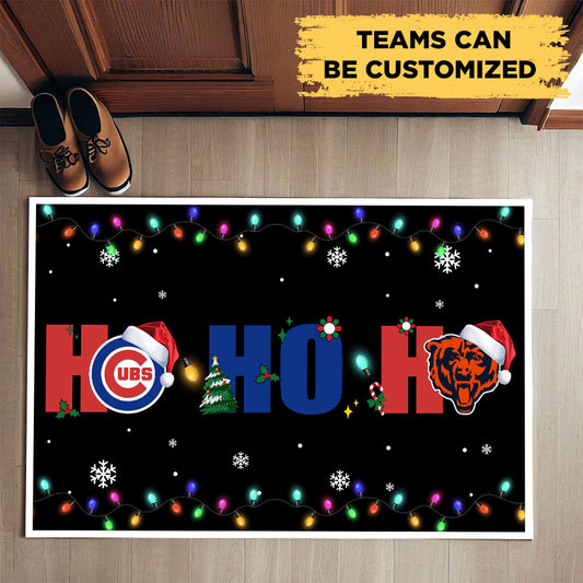 Ho Ho Ho Doormat - Anti Slip Indoor Doormat - CCGC, CCGB