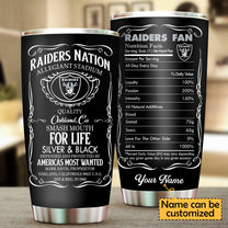 Fan Nation Stainless Steel Tumbler -OLRD