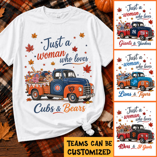 Just A Girl Who Loves Teams Custom Shirt - Customized Shirt
