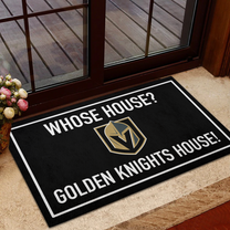 Whose House ? Vegas GD KN House ! Anti Slip Indoor Doormat