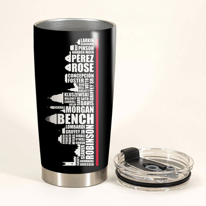 Cincinnati Reds Skyline Legends - Customized Tumbler