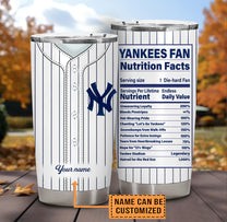 Nutrition Facts Stainless Steel Tumbler - NYYK