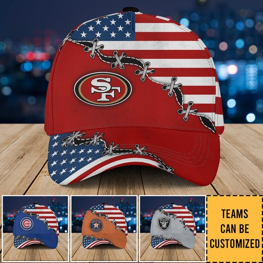Patriotic 4th of July Cap - Customized Classic Cap