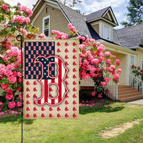 Patriotic 4th of July American Garden Flag - BTRS