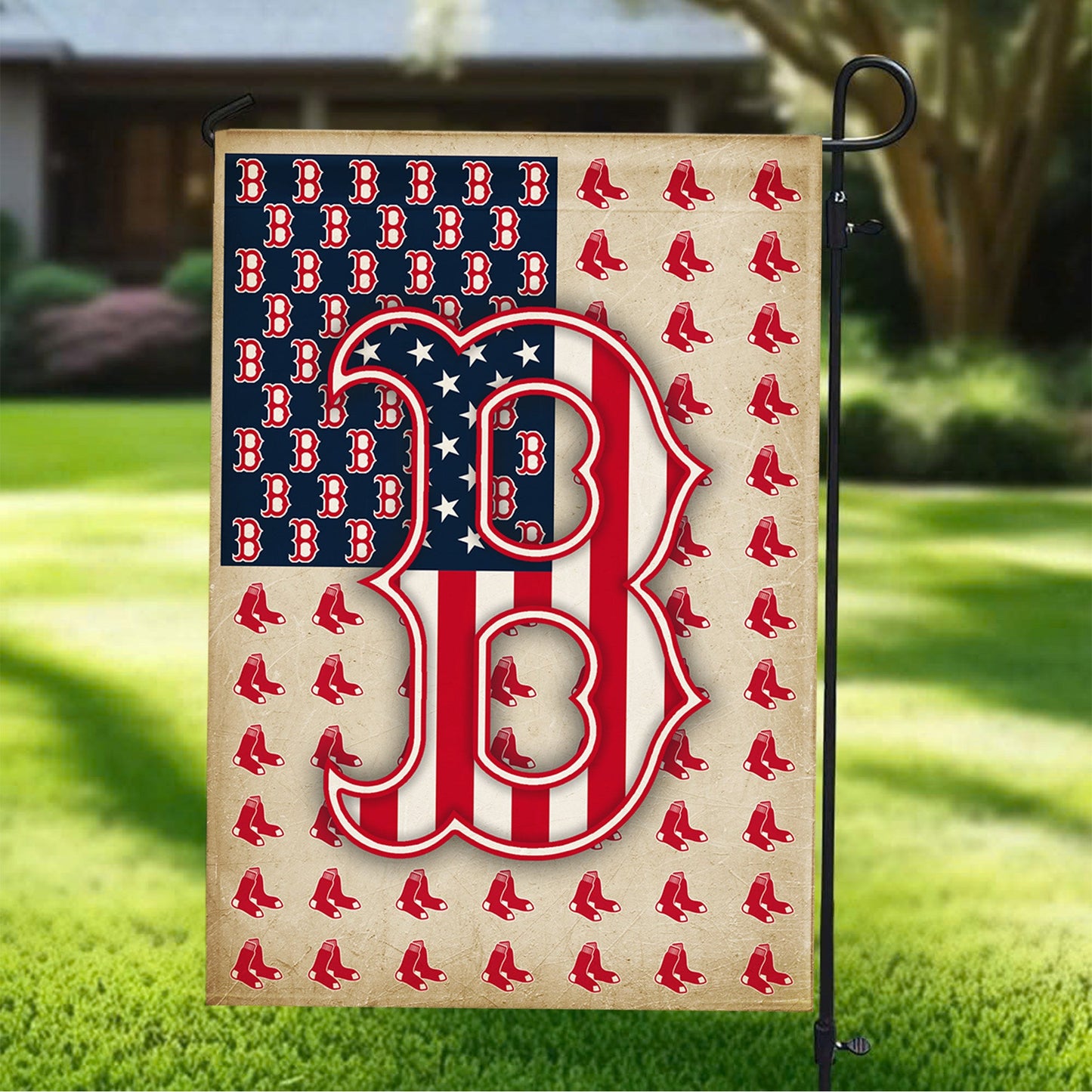 Patriotic 4th of July American Garden Flag - BTRS