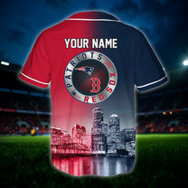 Boston Baseball Jersey - Customized Jersey - PTRS
