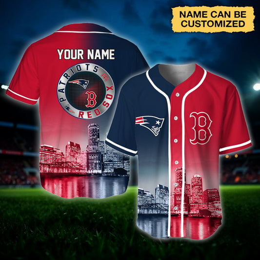Boston Baseball Jersey - Customized Jersey - PTRS