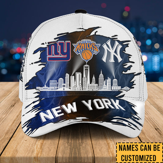 New York Skyline Classic Cap - Customized Classic Cap (clt)