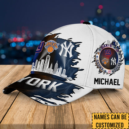 New York Skyline Classic Cap - Customized Classic Cap