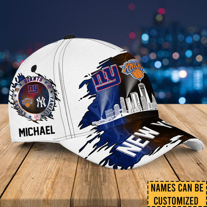 New York Skyline Classic Cap - Customized Classic Cap