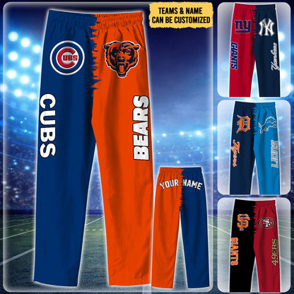 Two Teams Pajama Pants - Customized Pajama Pants V2
