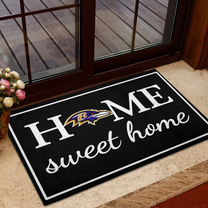 Home Sweet Home -Baltimore RV Football - Anti Slip Indoor Doormat
