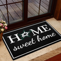 Home Sweet Home - Dallas ST Hockey - Anti Slip Indoor Doormat