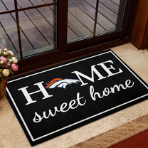 Home Sweet Home - Denver BR Football - Anti Slip Indoor Doormat