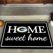 Home Sweet Home - Greenbay PK Football - Anti Slip Indoor Doormat