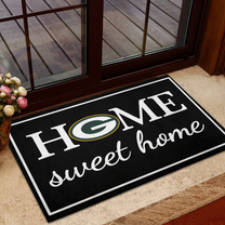 Home Sweet Home - Greenbay PK Football - Anti Slip Indoor Doormat